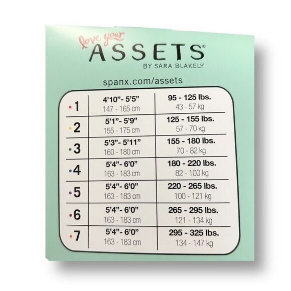 Love Your Assets Sara Blakely Tights Size 1 Black Textured Wishbone Shaping NWT - Picture 6 of 7